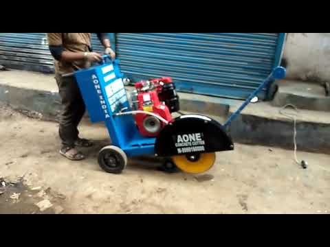 Concrete Cutting Machine With Greaves Diesel Engine 5HP