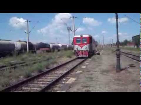 Automotorul Malaxa 905 cu R5566 Suceava Nord - Botoșani