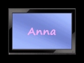 Anna - German Girl Name 