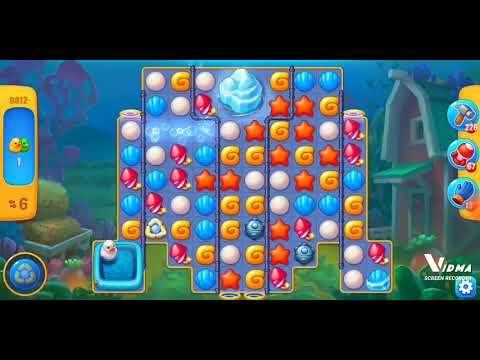 Fishdom. 8812 level no boosters and diamonds. 16 moves
