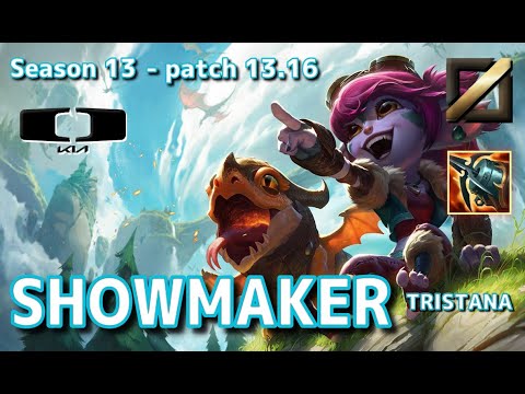 【KRサーバー/C1】DK Showmaker トリスターナ(Tristana) VS DK Canyon ゼラス(Xerath) MID - Patch13.16 KR Ranked【LoL】