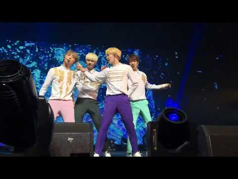 170827 SEVENTEEN (세븐틴) Performance Team - SWIMMING FOOL @ DIAMOND EDGE IN NYC FRONT ROW