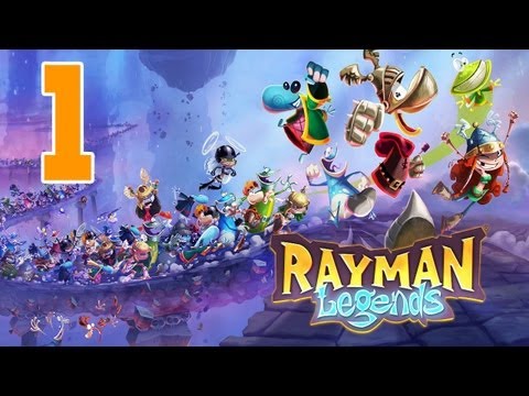 Let´s Play Rayman Legends Deutsch - Part 1 - Gameplay Walkthrough