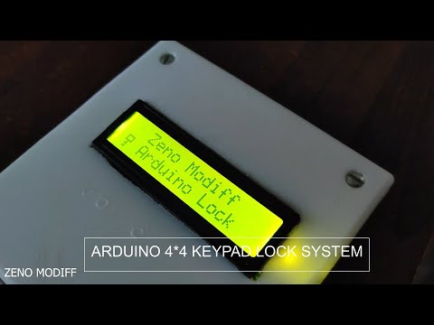 Arduino Security Lock System