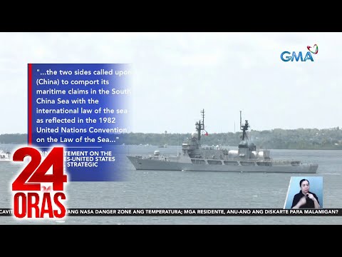 Muling nanawagan ang Pilipinas at Amerika sa China na sumunod sa international maritime… 24 Oras