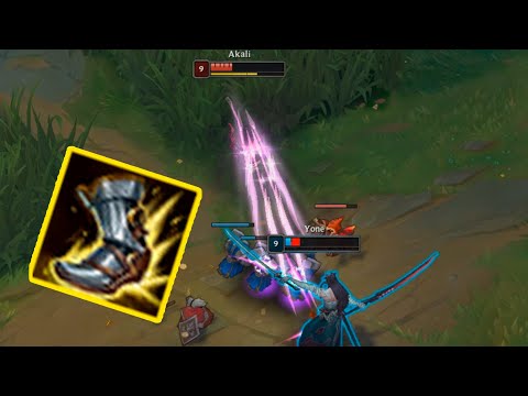 BOOTS POWERSPIKE ON YONE against AKALI