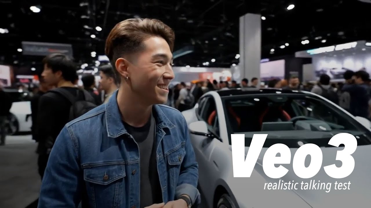 Veo3 test  non-existent car show