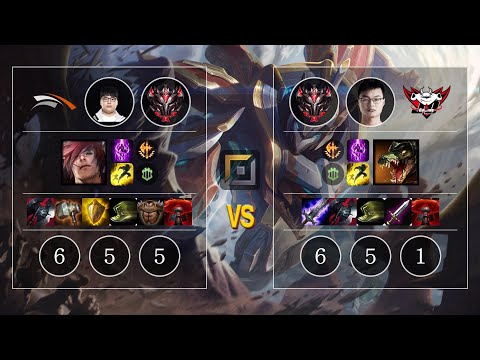 HLE CuVee Sett vs JDG 705 Renekton Top - KR Patch 10.12