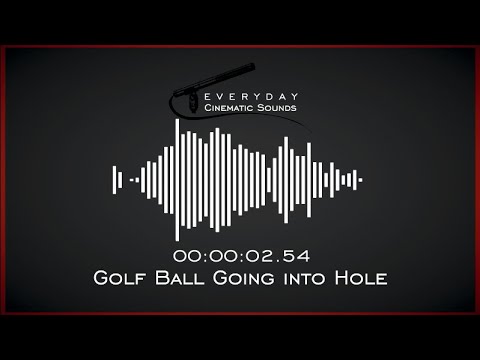 Golf Ball Falling into Hole | HQ Sound Effects