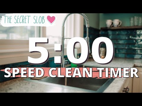 5x5 SPEED CLEAN TIMER | The Secret Slob