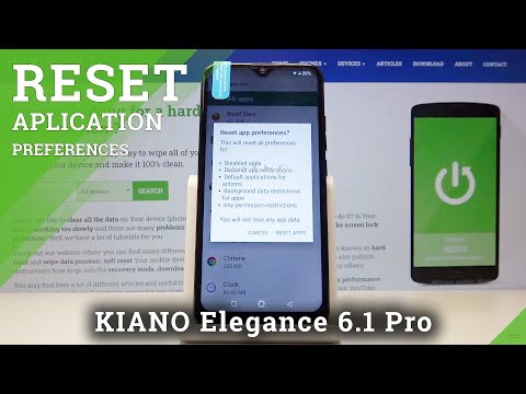 How to Reset App Preferences in KIANO Elegance 6.1 Pro – Erase App Settings