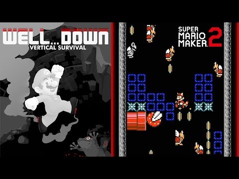 SUPER MARIO MAKER 2 | I “Remade” DOWNWELL and it Works Surprisingly… WELL!