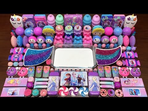 SLIMEE - Misturando maquiagem, argila e muito mais em lodo lustroso! Vídeos Slime Satisfatórios