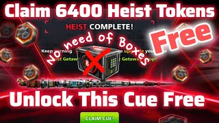 Unlock Heist Getaway Cue Without Play Without money💰Get free 6400 Tokens Free in 8 Ball Pool
