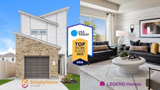 SimplyHome and Legend Homes Top Workplaces USA 2025 Announcement