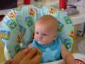 Brayden S First Meal