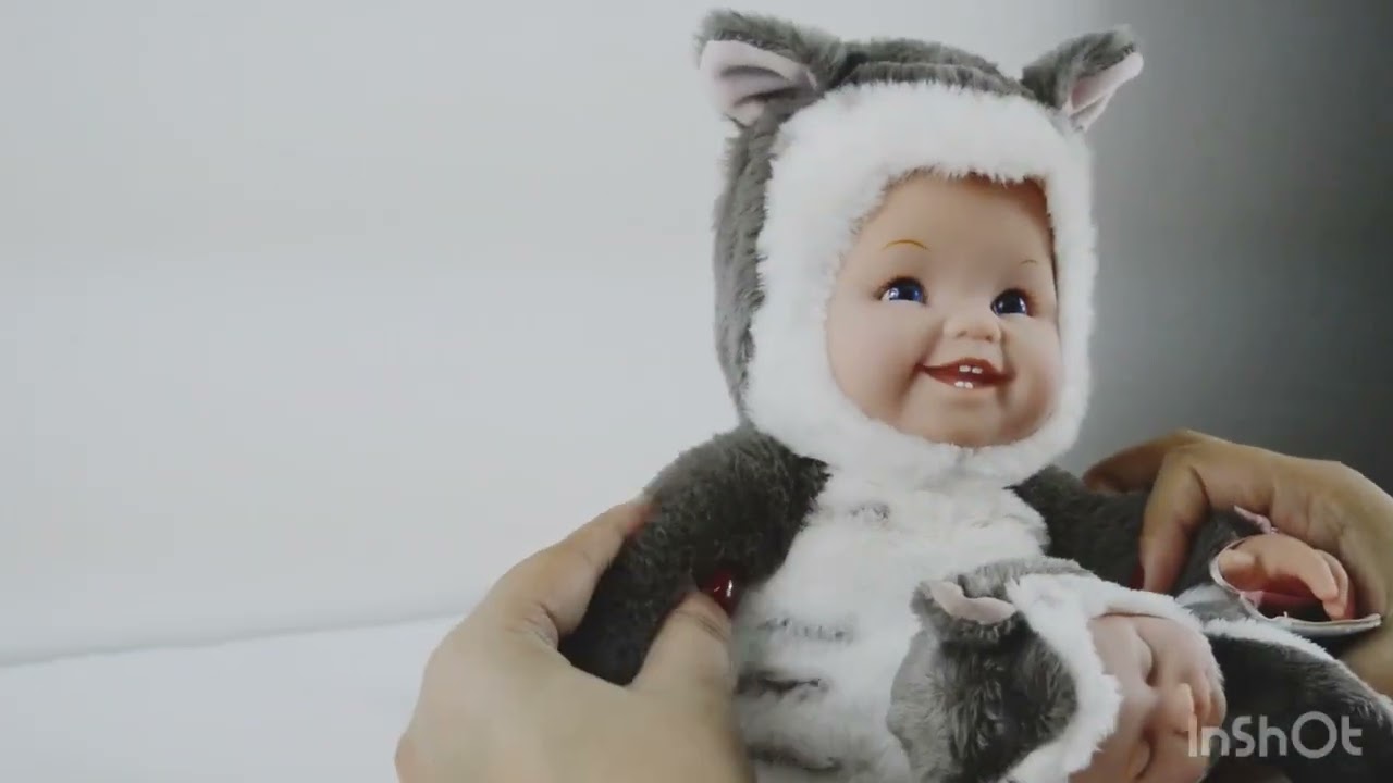 Набір ляльок Anne Geddes Маленькі сестри Кошенятка, 38 см та 23см (575706)