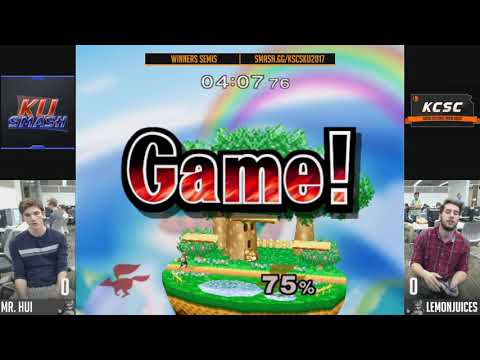 KSCS @ KU SSBM - Mr. Hui (Fox) Vs. LemonJuices (Fox) Winners Semis