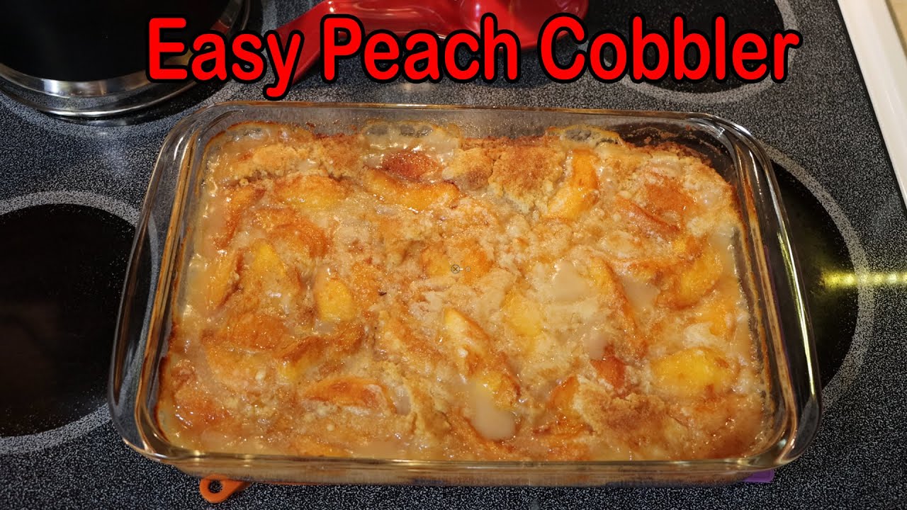 Mouthwatering Peach Cobbler - Simple Recipe For A Sweet Treat!