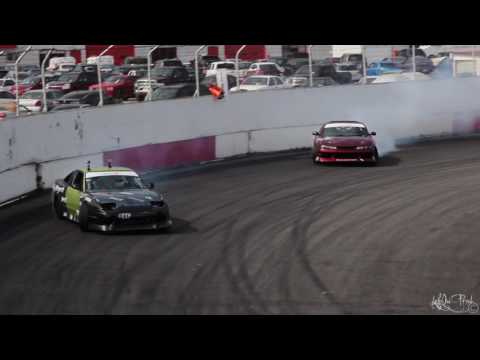 Bob Patinka Leading Alex Gosselin - Formula Drift Canada Round 1 2015