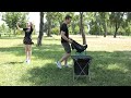Стіл розкладний з коробкою для зберігання Naturehike NH19JJ084, 1680D Oxford / алюміній, чорний