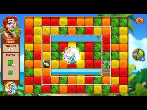 Lost Island Level 1107 Gameplay