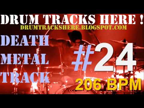 #24 DEATH METAL | DRUM TRACK 206 bpm