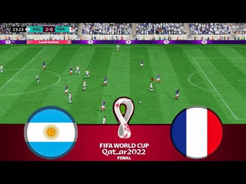 Argentina vs France LIVE | Final FIFA World Cup Qatar 2022 | Watch Along & PES 21 Gameplay