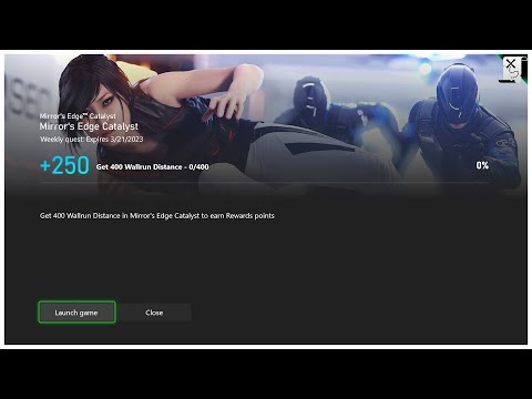 Mirror's Edge Catalyst 🏆 Xbox GamePass - Weekly Quest (CW 11)