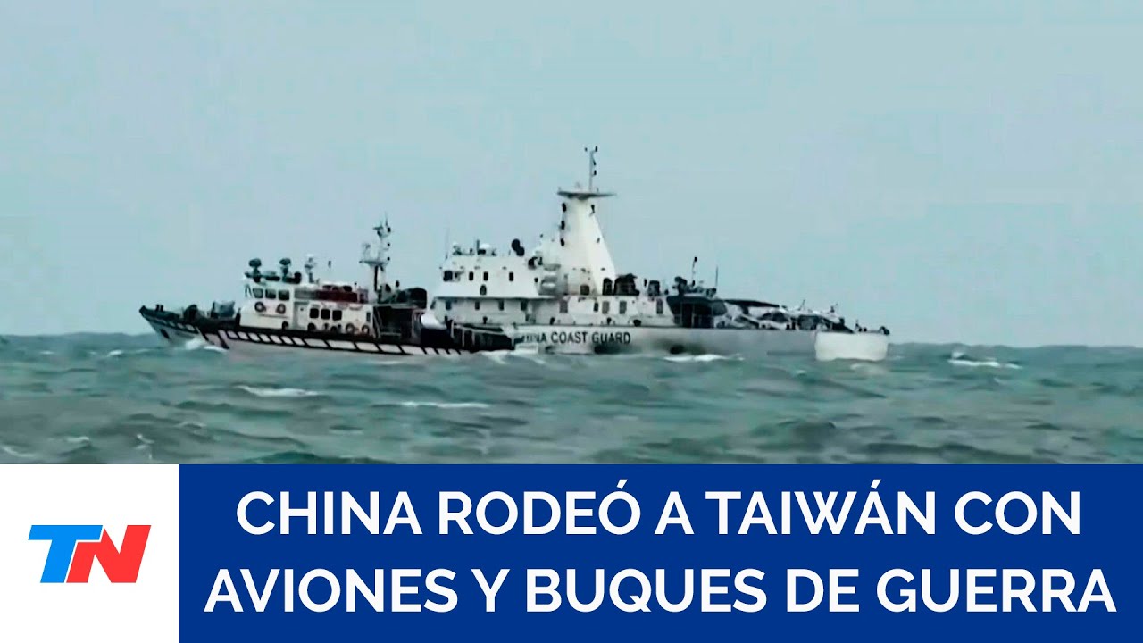 China desplegó su flota para simular un bloqueo a Taiwán por considerarlo parte de su territorio