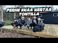 KOKO PERHEELLÄ EKAT TYYPITYKSET RASSE JA KASSU SOKKONA TONTILLE