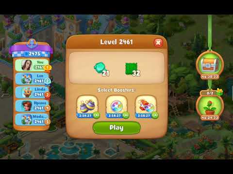 Gardenscapes level 2461