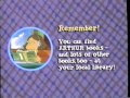 Arthur Books At Your Local Library 1997 Promo VHS Capture