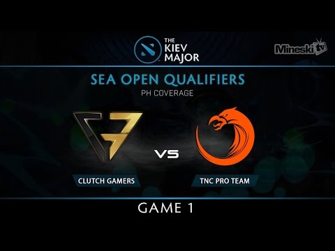 Clutch Gamers vs TNC| Game 1 | Kiev Major 2017 | SEA Regional Qualifier | PH Coverage