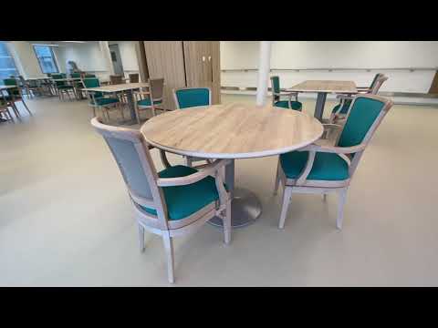 MOBILIER EHPAD - ATELIERS SALEY - FONDATION PARTAGE ET VIE - FLAMANVILLE RESIDENCE L'AUBADE