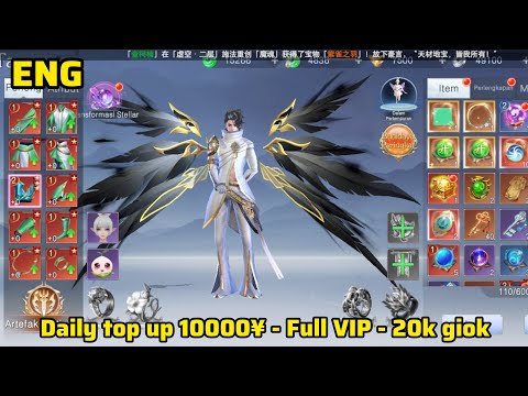 Eternal Immortal  MMO Private Server - Daily top up 10000¥ - Full VIP - 20k giok (X7Game)