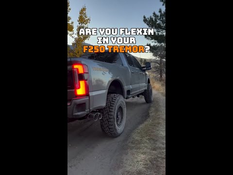 Does your Ford F250 Tremor flex this much #Shorts #Offroad #FordF250Tremor