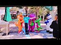 Joel Singing A Classic Song With Barney And Friends At Universal Studios Orlando In June 2019
