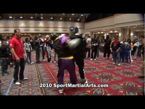 James Marshall v Chance Turner - Men's LMW point sparring - 2010 Amerikick Internationals