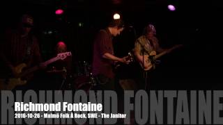 Richmond Fontaine - 2016-10-26 - Malmö Folk Å Rock, SWE - The Janitor