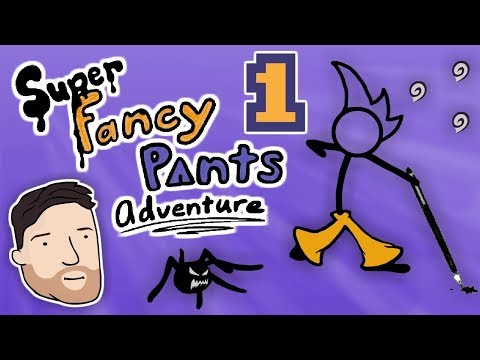 Super Fancy Pants Adventure - PART 1: Run Fast, Run Fancy | Graeme Games | SFPA Gameplay Playthrough - YouTube
