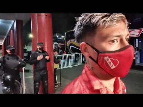 Domingo Blanco , autor del tercer gol de Independiente  /Huracan 1 - Independiente 3