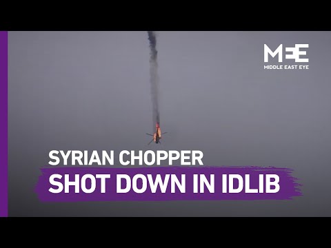 Syrian helicopter downed in Idlib amid Turkey confrontation