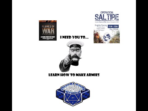 Flames of War Getting Started in 2024: Army building basics.