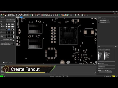 How to create fanout for BGA and QFN packages | Allegro PCB Designer