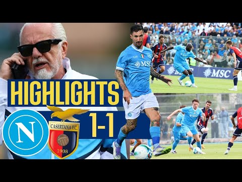 HIGHLIGHTS Napoli Casertana 1-1 ⚽ GOL POLITANO e sintesi della partita amichevole a Castel di Sangro