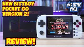 New BittBoy PocketGo Version 2 Review! Retro Emulation Handheld!
