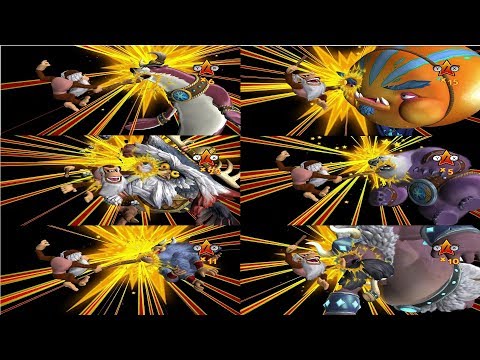 Cranky Kong vs the Snowmads Bosses