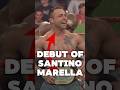 Santino Marella's WWE DEBUT #wwe #wrestling #shorts