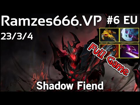 Ramzes666  Shadow Fiend - Dota 2 Full Game 7.19
